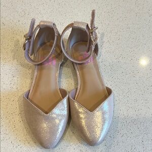 Elegant Shimmering Pink Girl’s Shoes